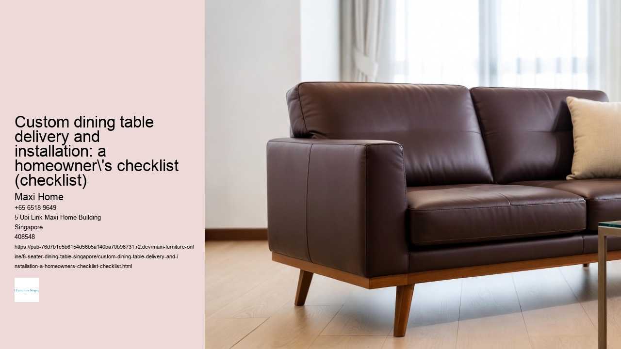 Custom dining table design: avoiding common stability issues (pitfalls)