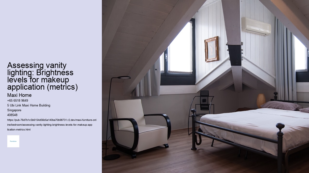 Assessing vanity lighting: Brightness levels for makeup application (metrics) Maxi Home Assessing vanity lighting: Brightness levels for makeup application (metrics)
