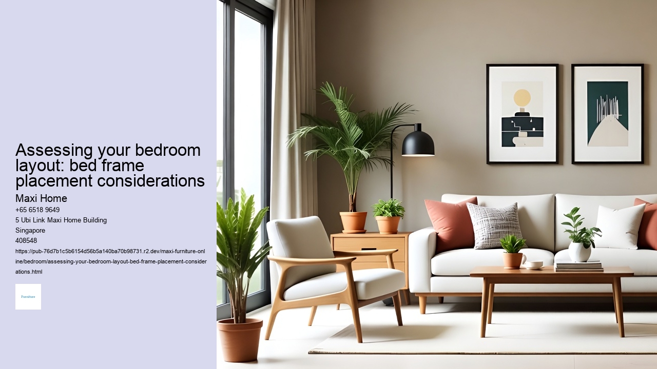 Assessing your bedroom layout: bed frame placement considerations