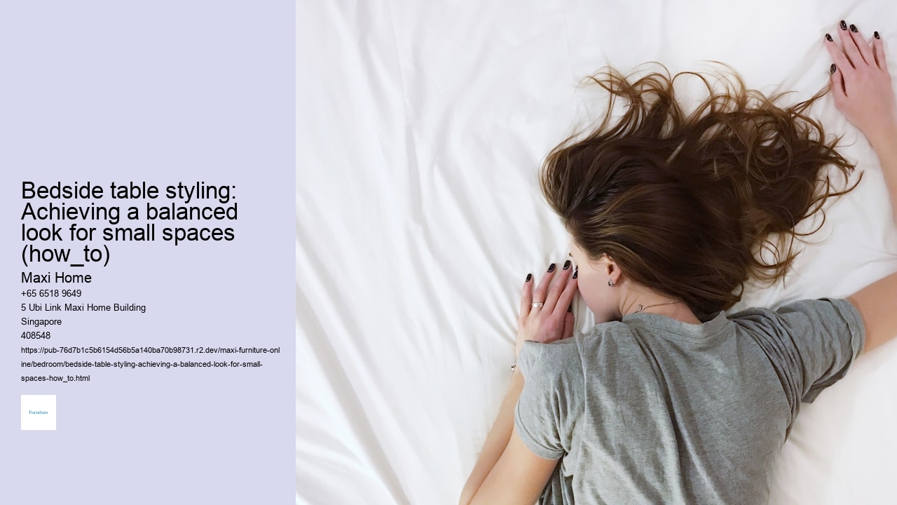 Bedside table styling: Achieving a balanced look for small spaces (how_to)