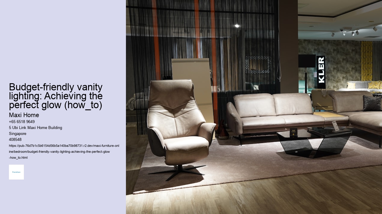 Budget-friendly vanity lighting: Achieving the perfect glow (how_to) Maxi Home Budget-friendly vanity lighting: Achieving the perfect glow (how_to)