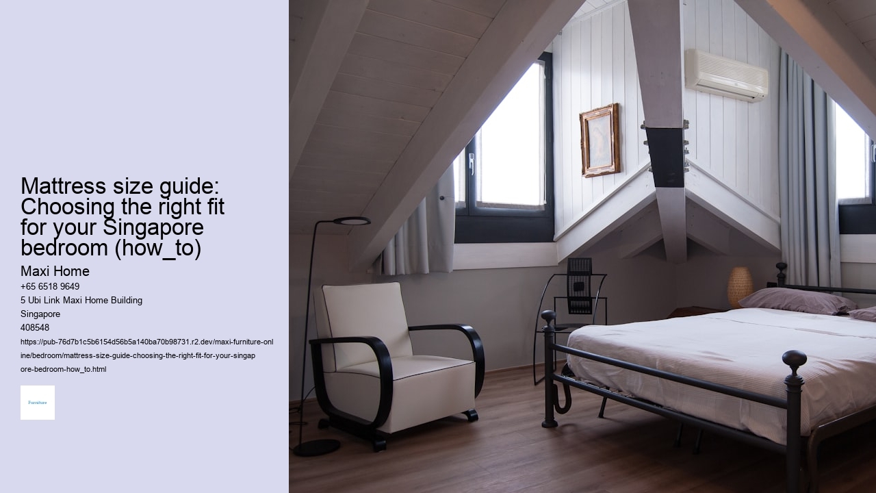 Mattress size guide: Choosing the right fit for your Singapore bedroom (how_to) Maxi Home Mattress size guide: Choosing the right fit for your Singapore bedroom (how_to)