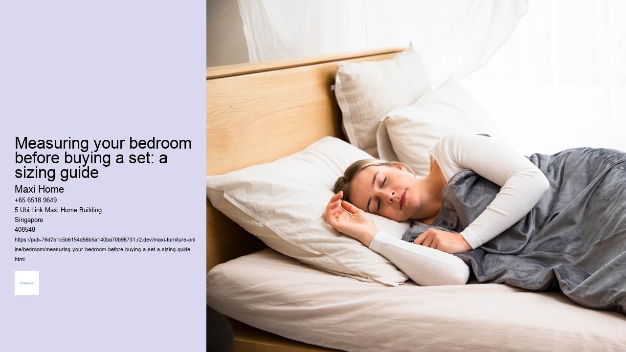 Measuring your bedroom before buying a set: a sizing guide