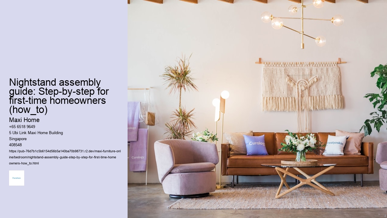 Nightstand assembly guide: Step-by-step for first-time homeowners (how_to) Maxi Home Nightstand assembly guide: Step-by-step for first-time homeowners (how_to)