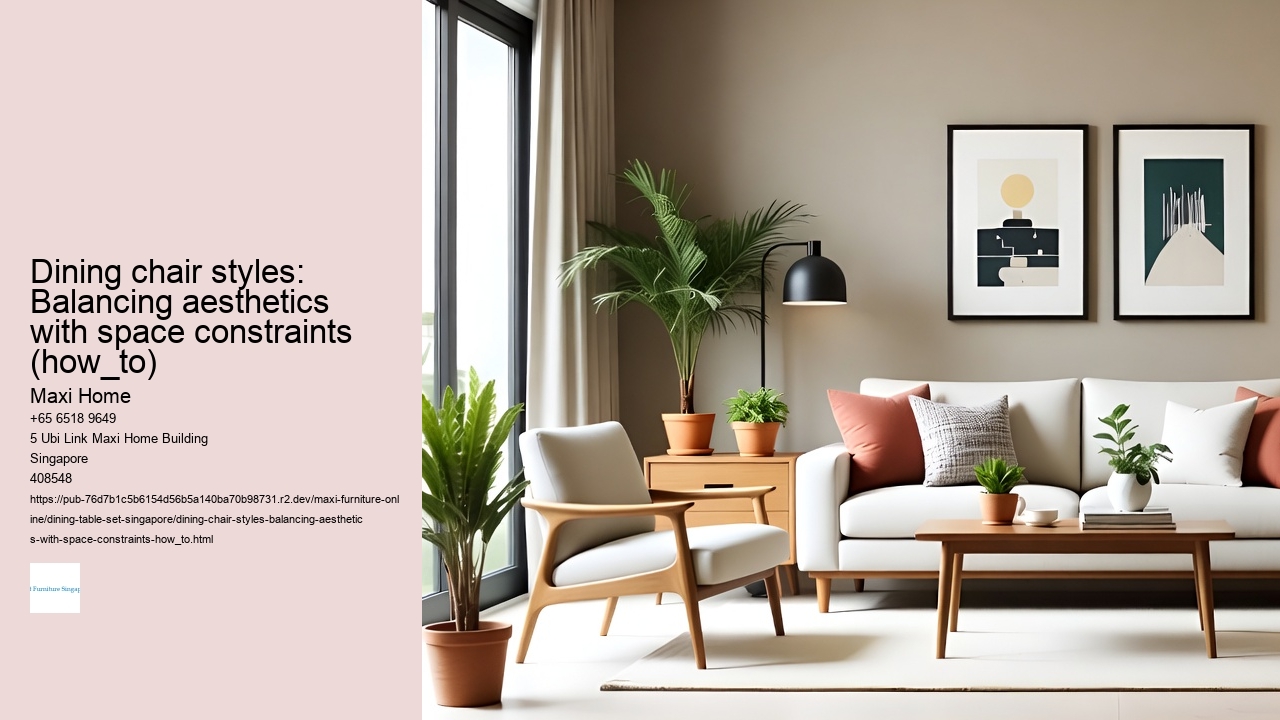 Dining chair styles: Balancing aesthetics with space constraints (how_to)