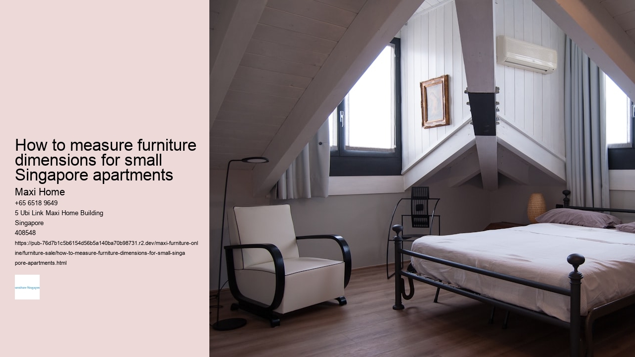 How to measure furniture dimensions for small Singapore apartments