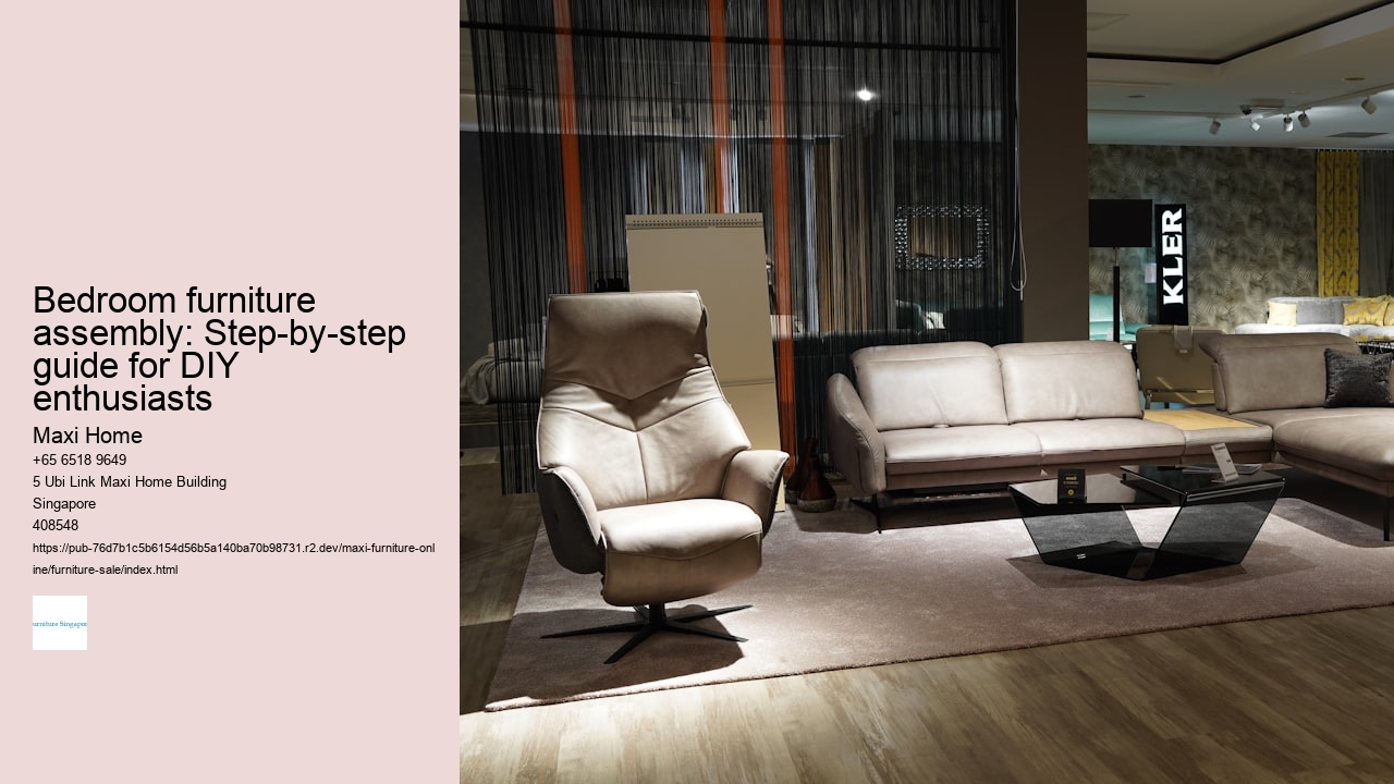 Bedroom furniture assembly: Step-by-step guide for DIY enthusiasts
