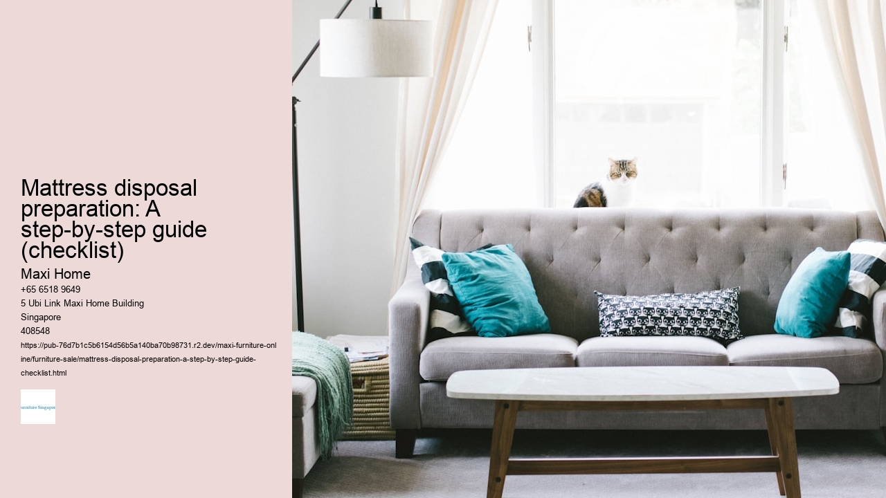 Mattress disposal preparation: A step-by-step guide (checklist)