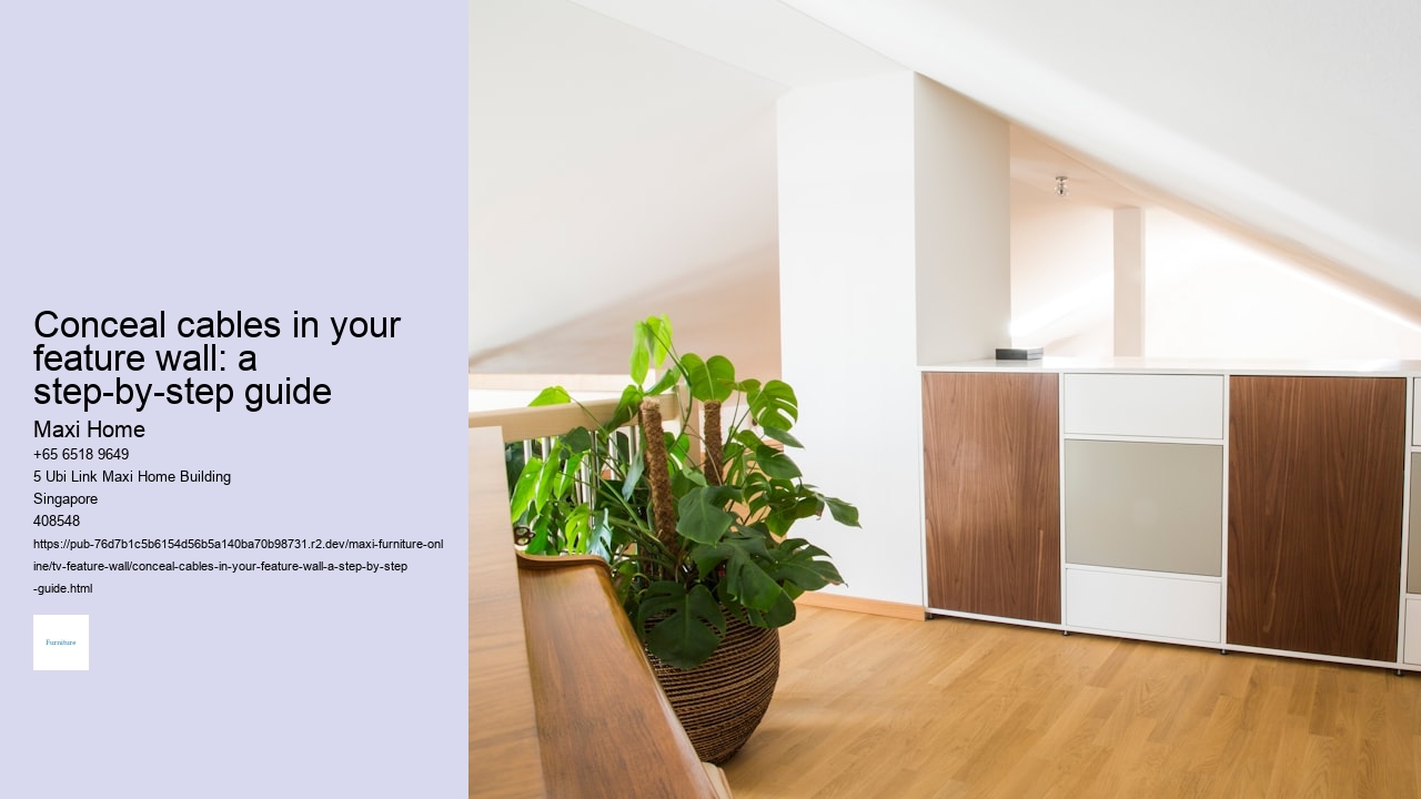 Conceal cables in your feature wall: a step-by-step guide Maxi Home Conceal cables in your feature wall: a step-by-step guide