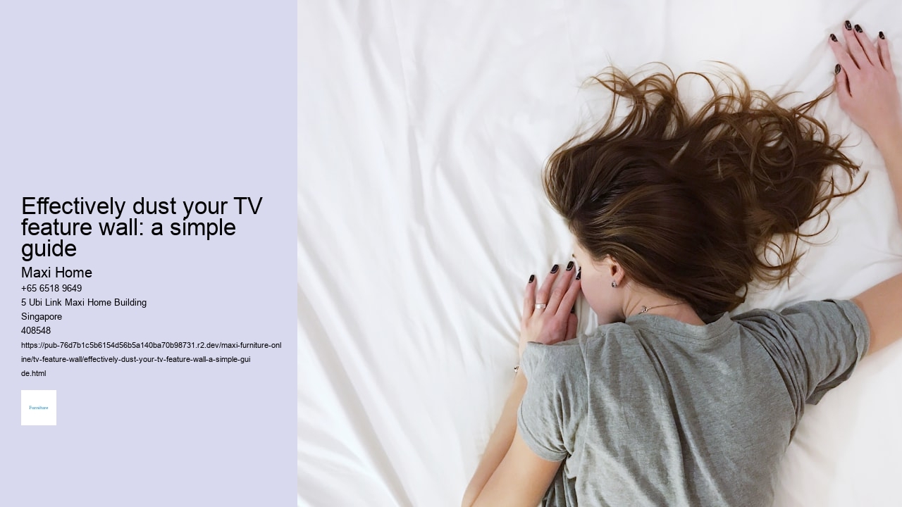 Effectively dust your TV feature wall: a simple guide Maxi Home Effectively dust your TV feature wall: a simple guide