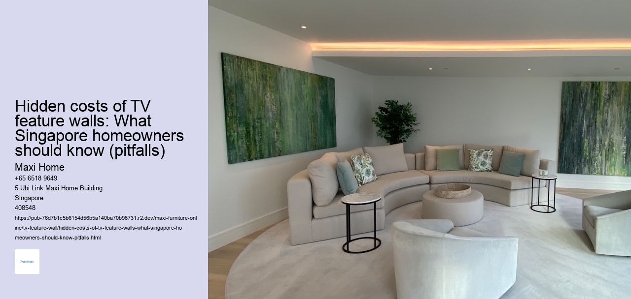 Hidden costs of TV feature walls: What Singapore homeowners should know (pitfalls)
