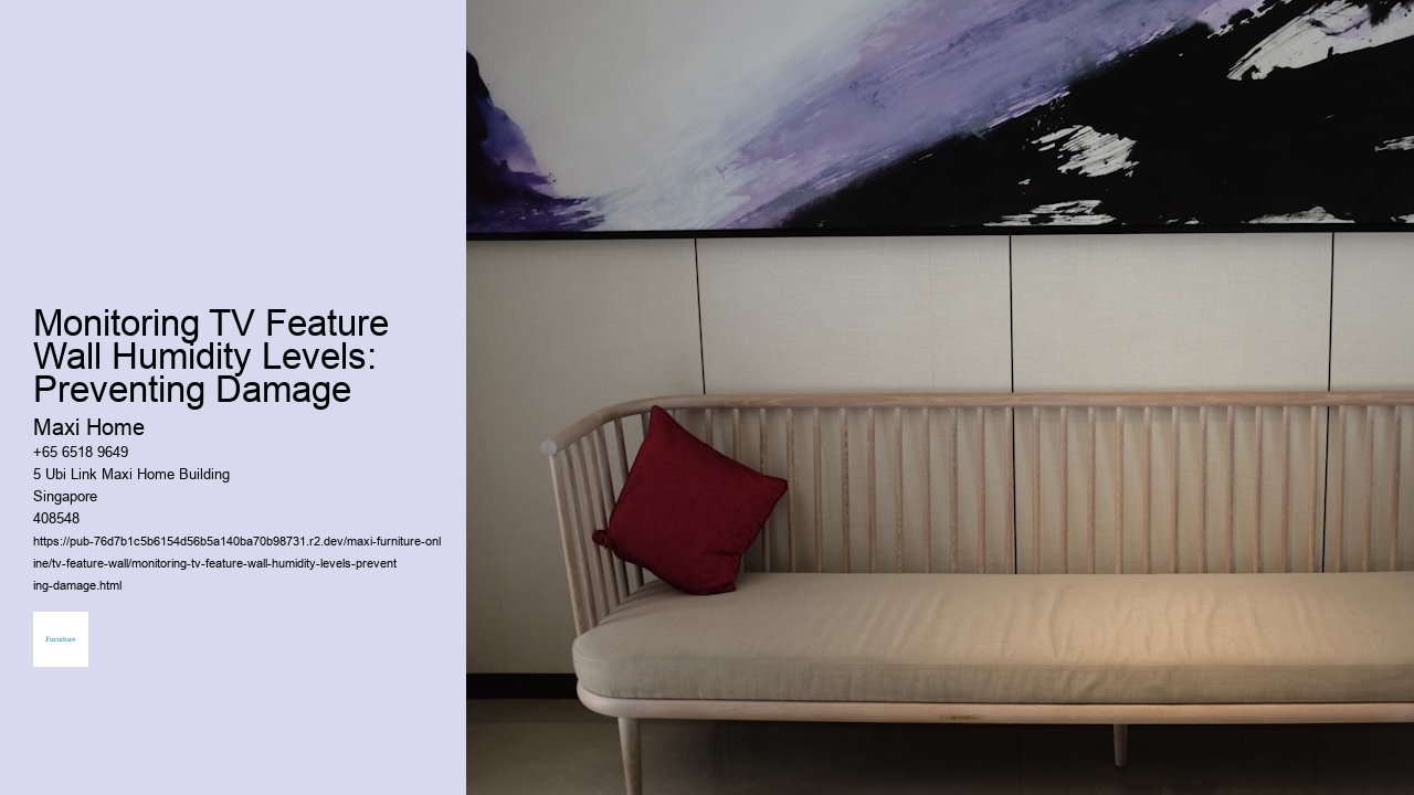 Monitoring TV Feature Wall Humidity Levels: Preventing Damage