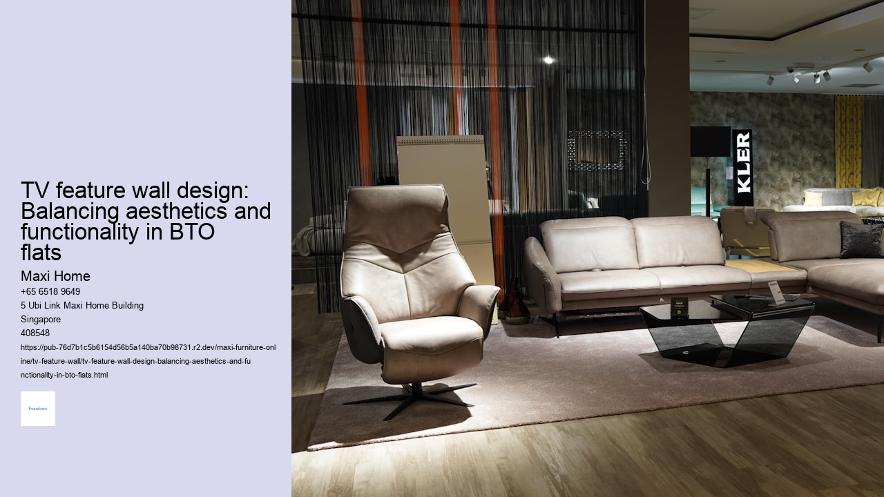 TV feature wall design: Balancing aesthetics and functionality in BTO flats