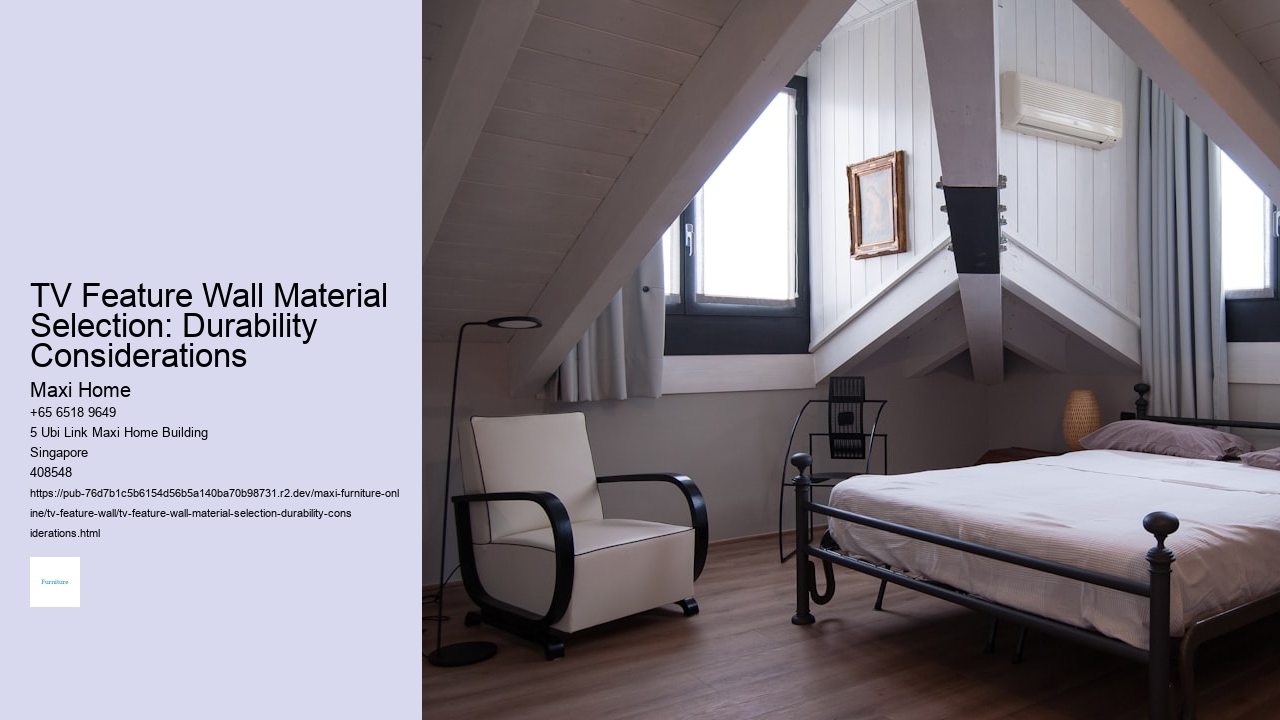 TV Feature Wall Material Selection: Durability Considerations