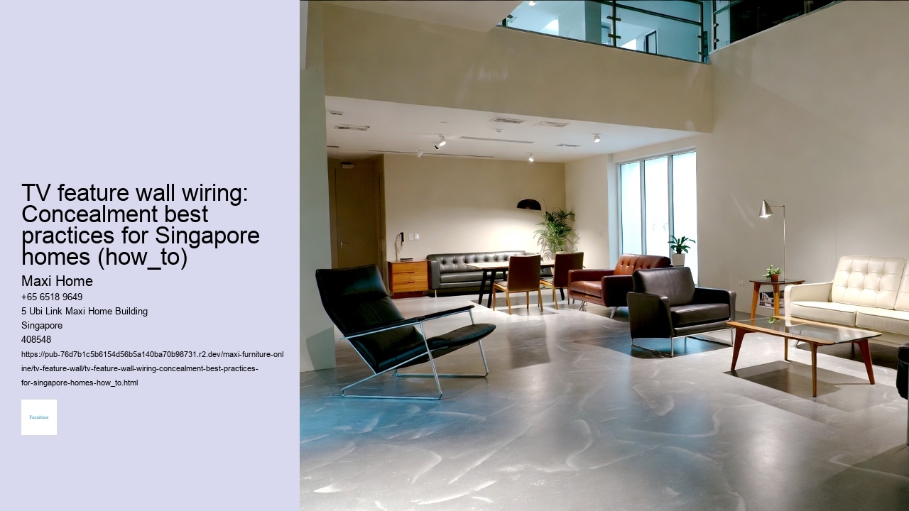 TV feature wall wiring: Concealment best practices for Singapore homes (how_to)