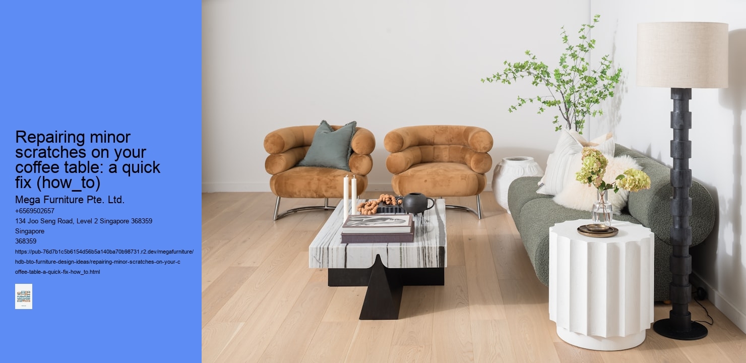 Repairing minor scratches on your coffee table: a quick fix (how_to)