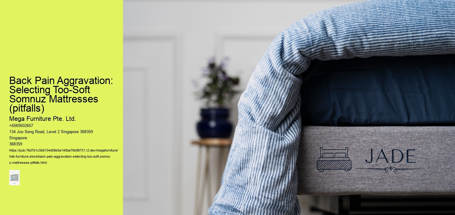 Back Pain Aggravation: Selecting Too-Soft Somnuz Mattresses (pitfalls)
