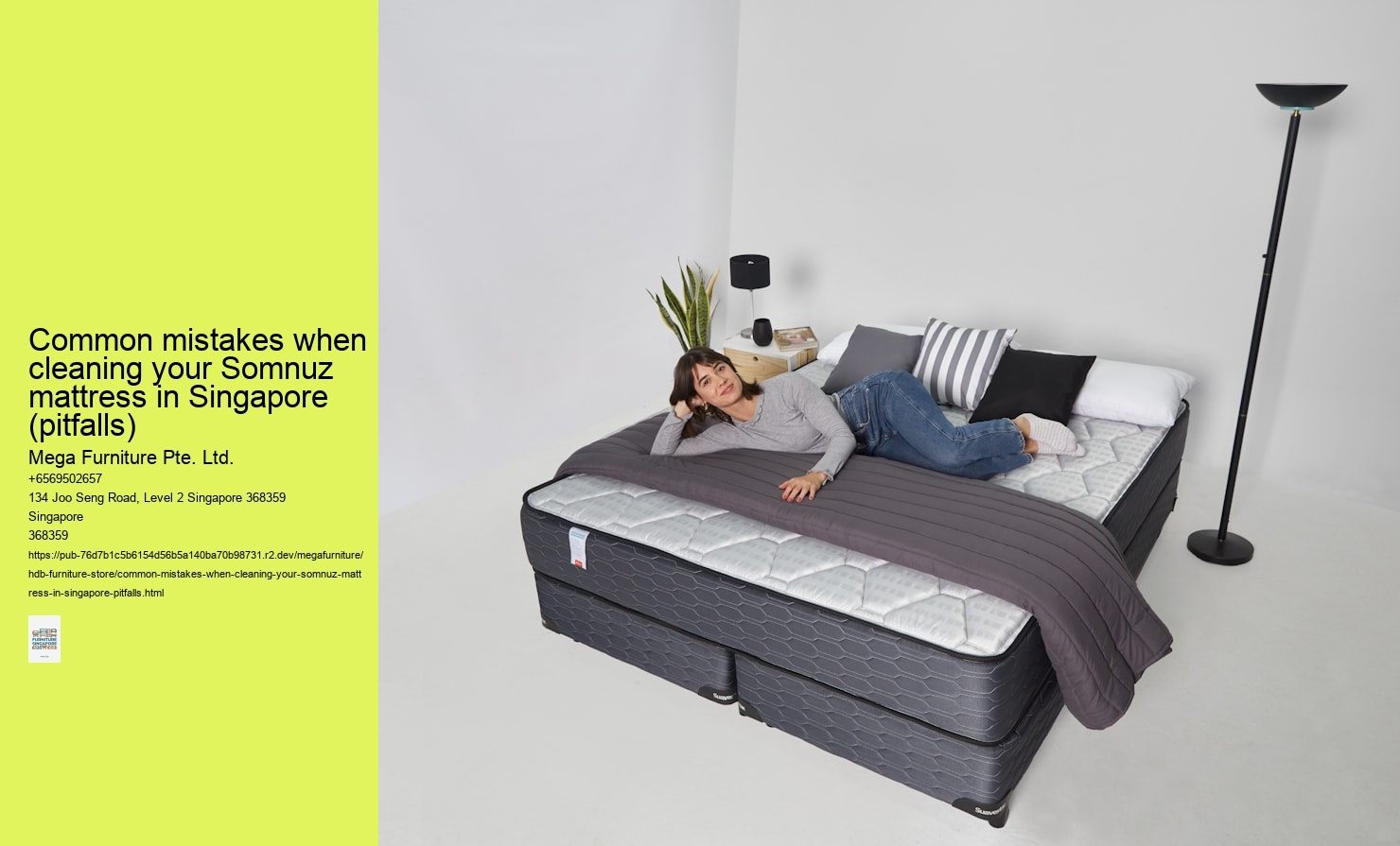 Common mistakes when cleaning your Somnuz mattress in Singapore (pitfalls)