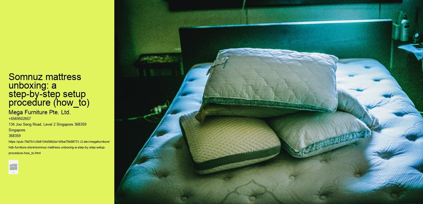 Somnuz mattress unboxing: a step-by-step setup procedure (how_to)