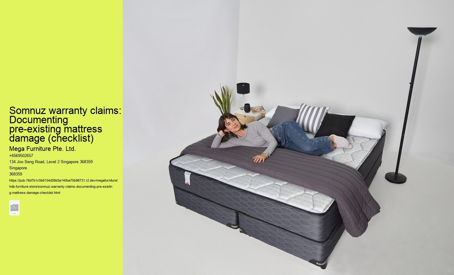 Somnuz warranty claims: Documenting pre-existing mattress damage (checklist)