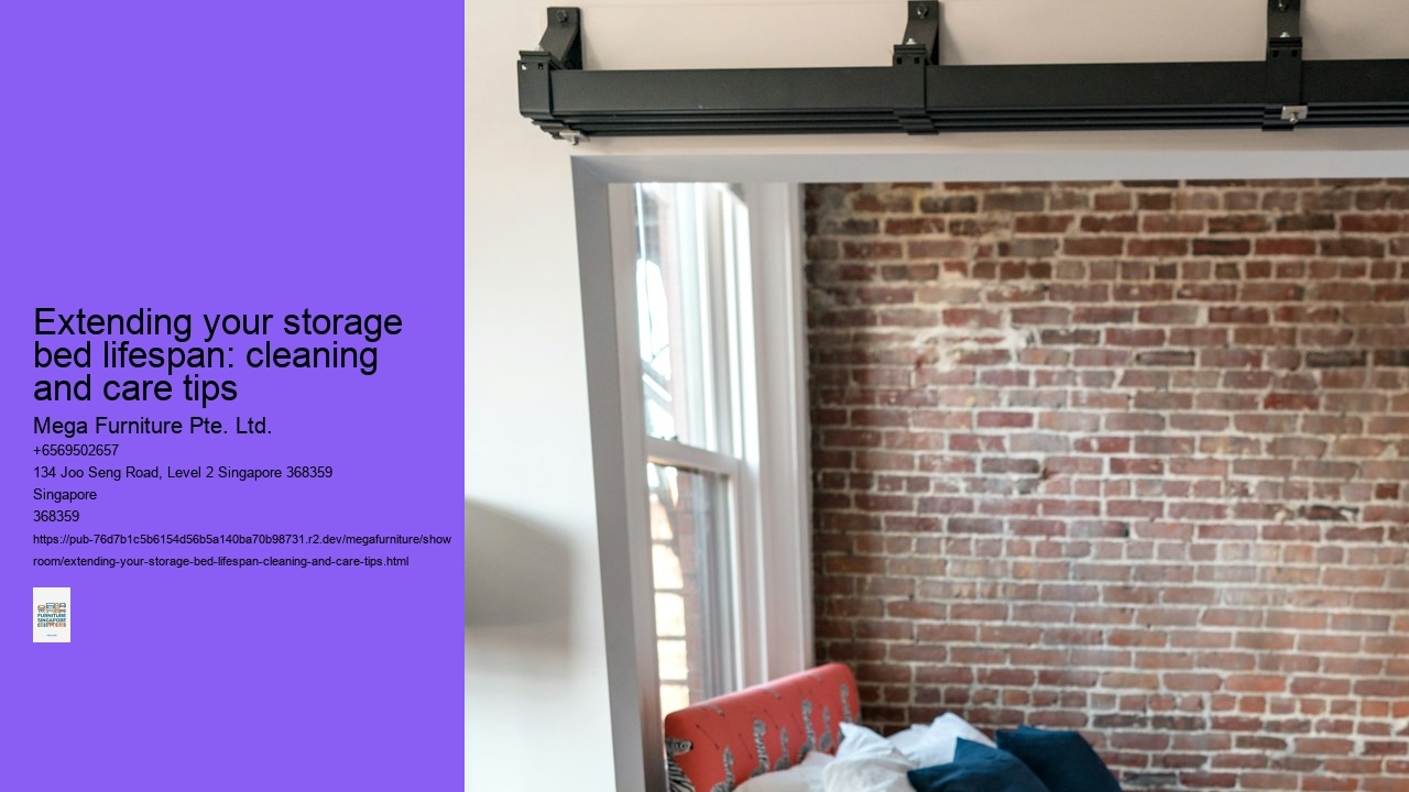 Extending your storage bed lifespan: cleaning and care tips