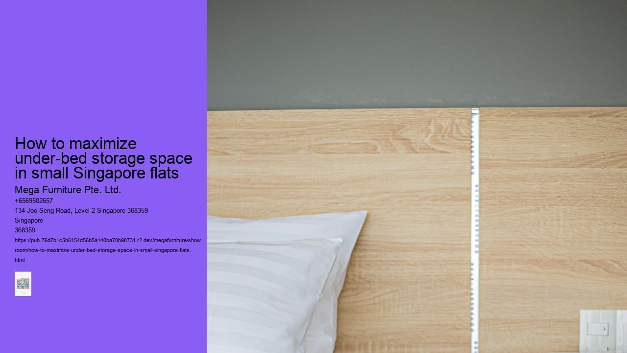 How to maximize under-bed storage space in small Singapore flats