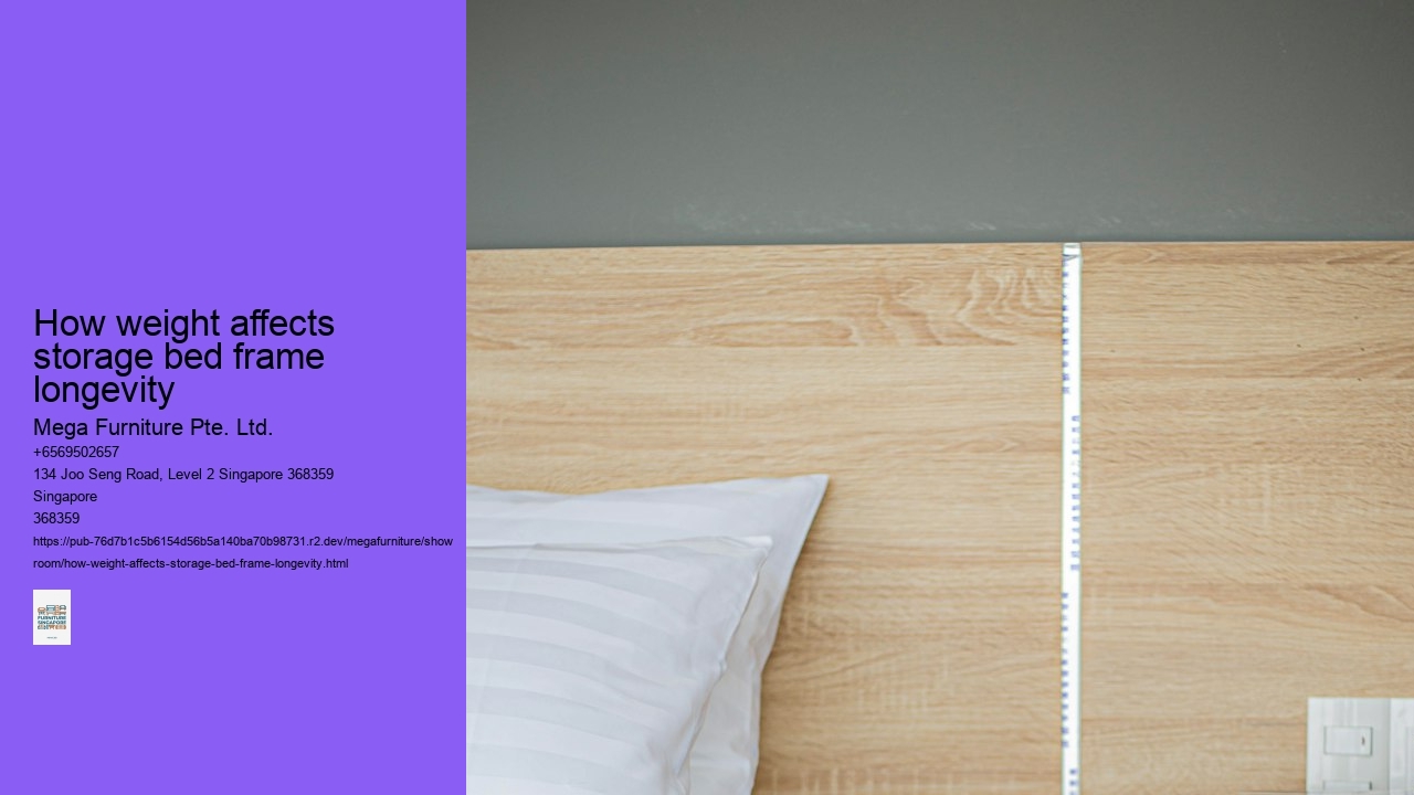 How weight affects storage bed frame longevity