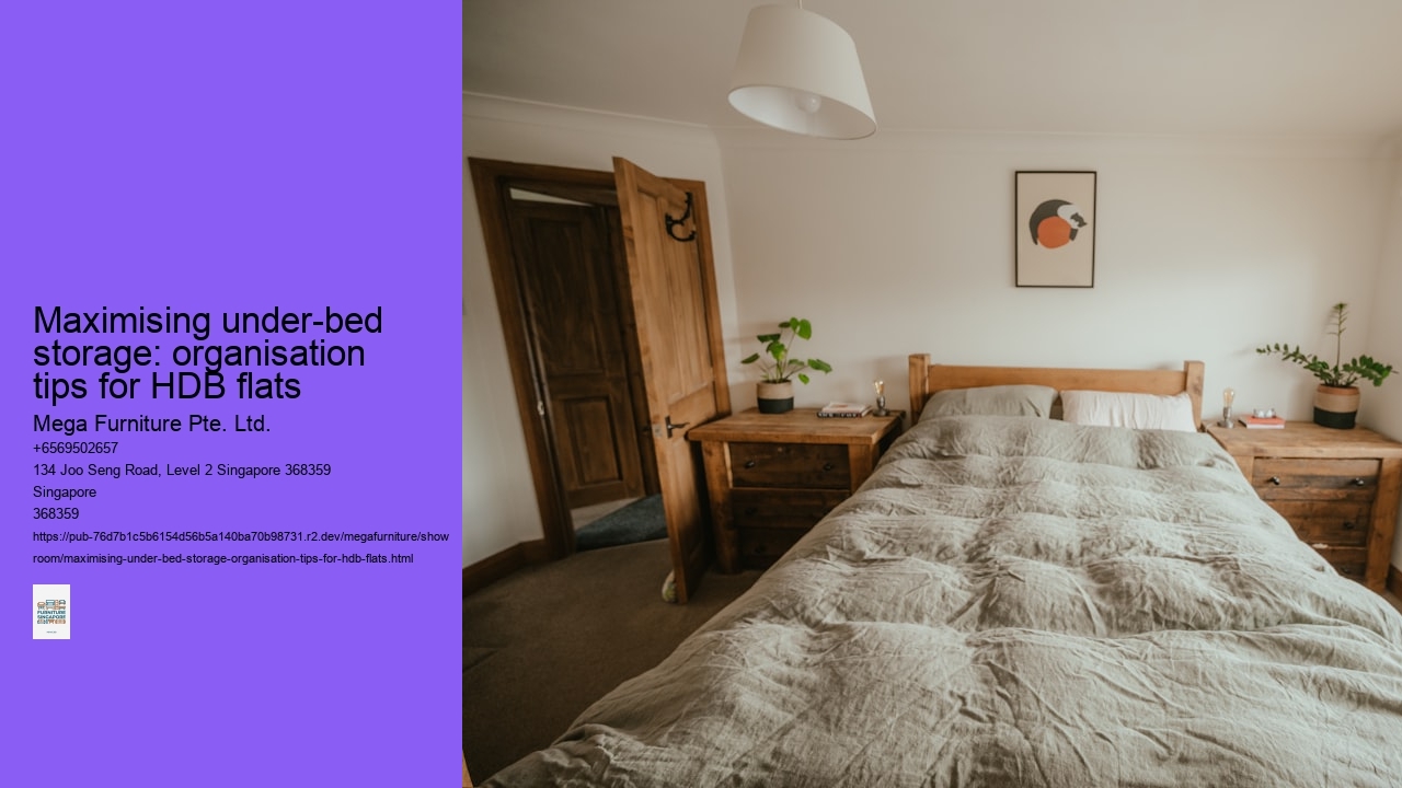 Maximising under-bed storage: organisation tips for HDB flats