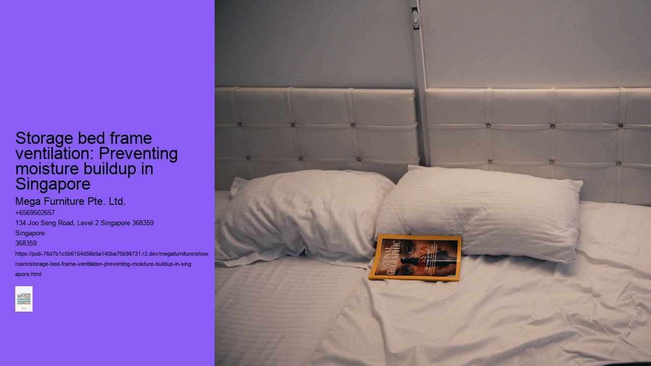 Storage bed frame ventilation: Preventing moisture buildup in Singapore