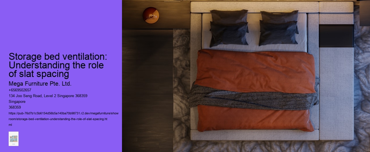 Storage bed ventilation: Understanding the role of slat spacing