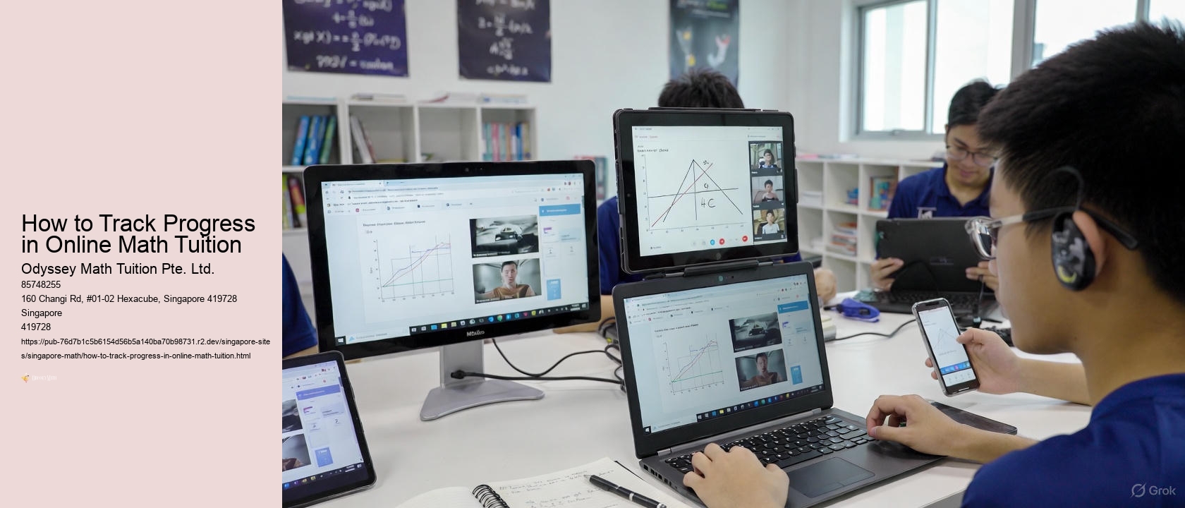 How to Track Progress in Online Math Tuition