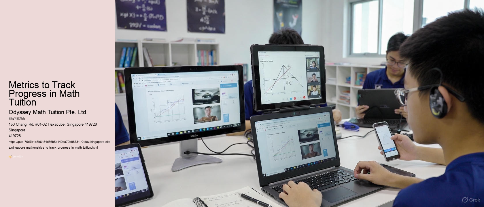 Metrics to Track Progress in Math Tuition
