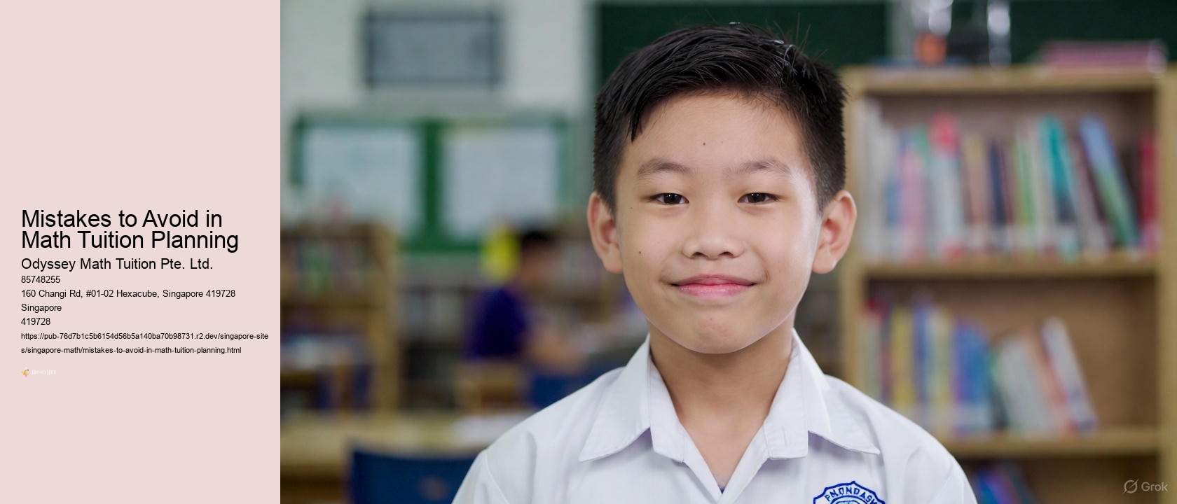 Mistakes to Avoid in Math Tuition Planning